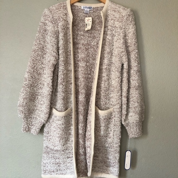 Adele Joyce Sweaters - NWT Vintage Adele Joyce Open Cardigan Texture S